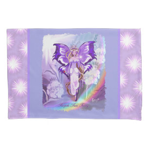 Purple sun Fairy Pillowcase