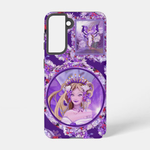 Purple Sun Fairy Samsung Galaxy Case