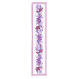 Purple Sun fairy Short Table Runner