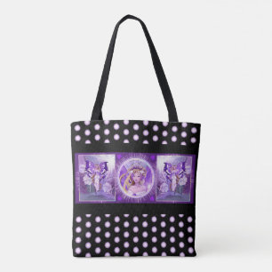 Purple Sun Fairy Tote Bag