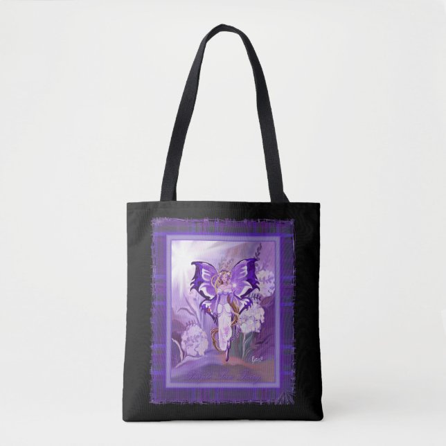 Purple Sun Fairy Tote Bag (Front)