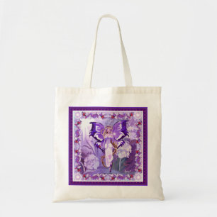 Purple Sun Fairy Tote Bag
