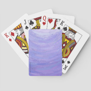 Purple Sun Playing Cards