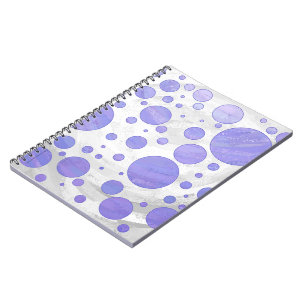 Purple Sun Polka Dot Notebook