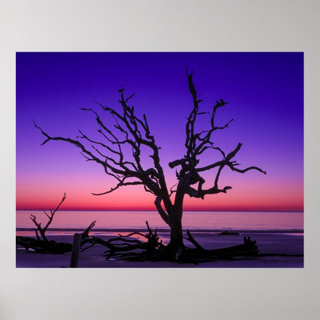 Purple Sunrise Poster (Front)