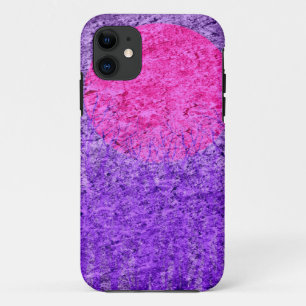 Purple Sunset   Abstract Painting iPhone 11 Case