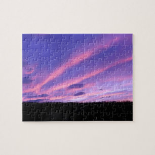 Purple Sunset Jigsaw Puzzle