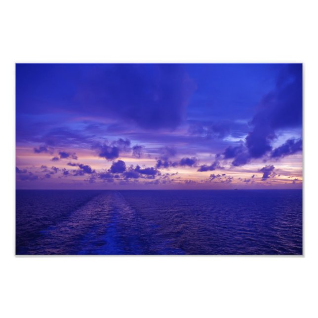 Purple Sunset Photo Print (Front)