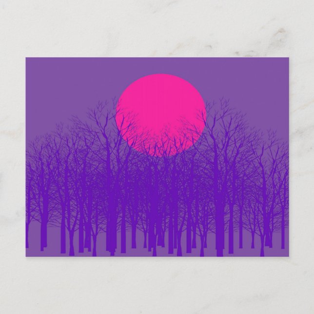 Purple Sunset postcards (Front)