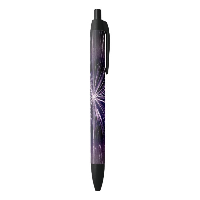 Purple Supersonic Speed Black Ink Pen (Bottom (Vertical))