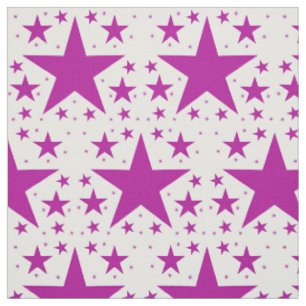 Purple Superstar Collection Pattern Fabric