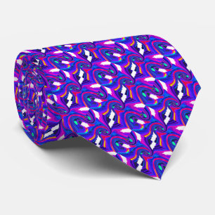 Purple surfing tie