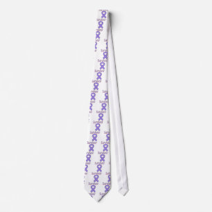 Purple  Survivor Ribbon Tie