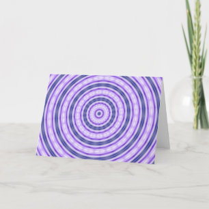 Purple Swirl Greetings Card