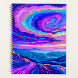 Purple Swirl Planner
