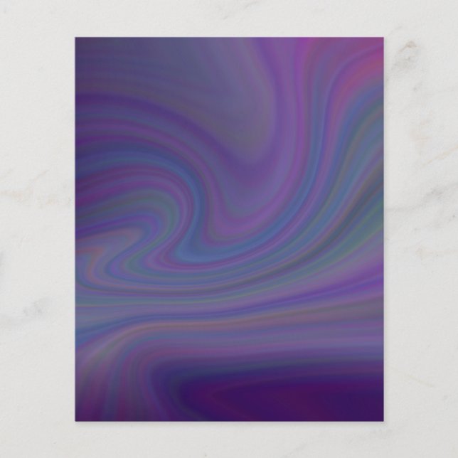 Purple swirls scrapbook paper (Front)