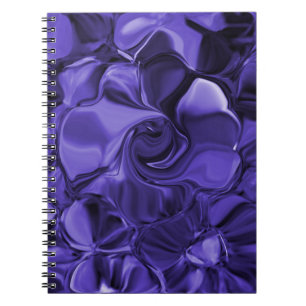 Purple Swirls Spiral Notebook