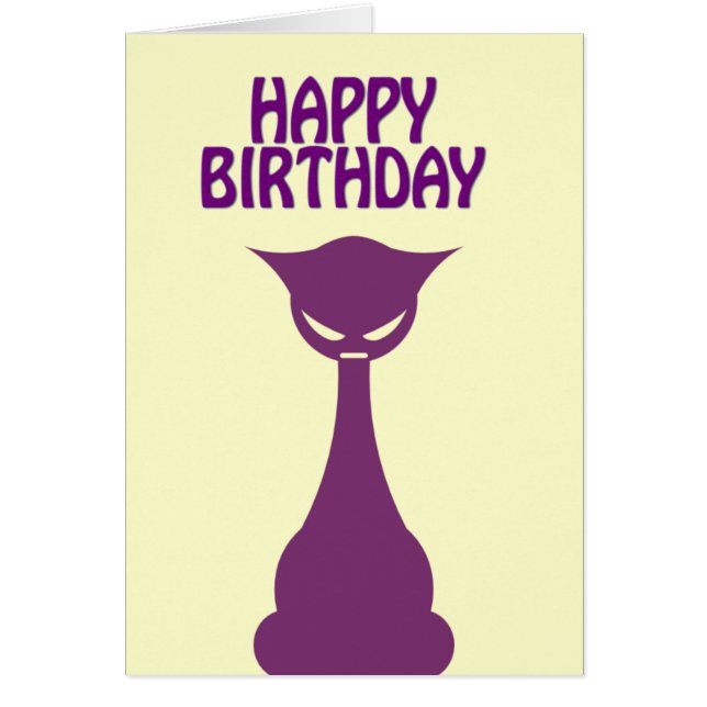 Purple Tall Cat (Front)