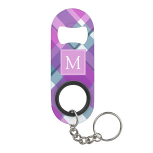 Purple Tartan Monogram