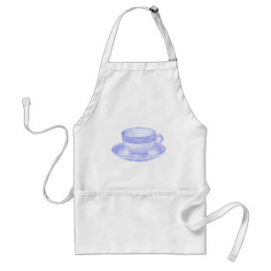 Purple Teacup Standard Apron