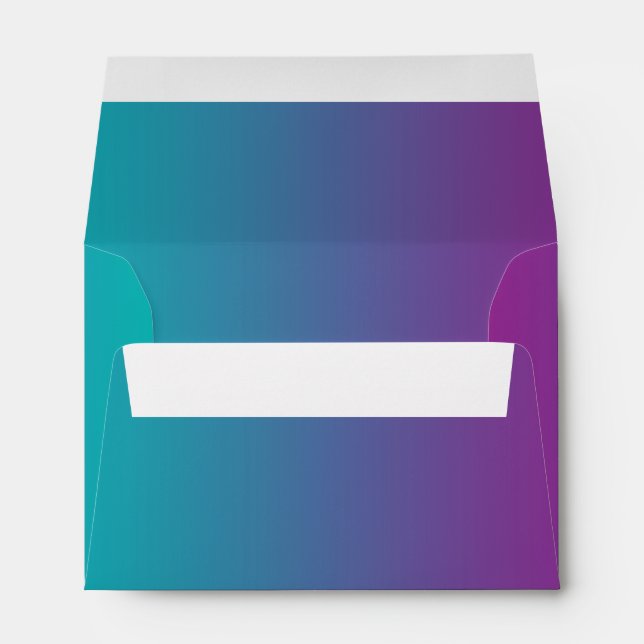 Purple & Teal Ombre Envelopes (Back (Bottom))