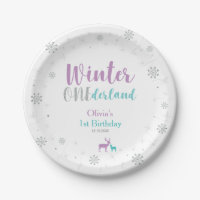 Purple & Teal, Winter Wonderland Birthday Party