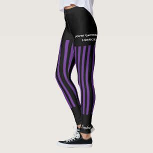 Purple Team/Club Leggings with Fake Shorts