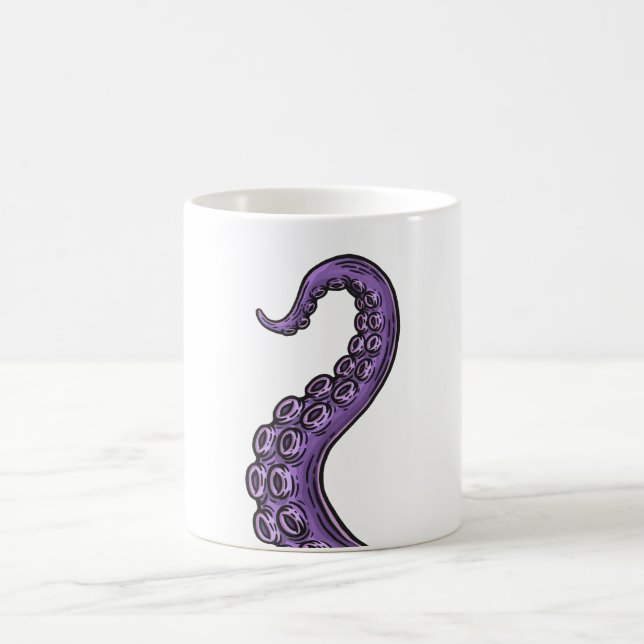 Purple Tentacle Coffee Mug (Center)