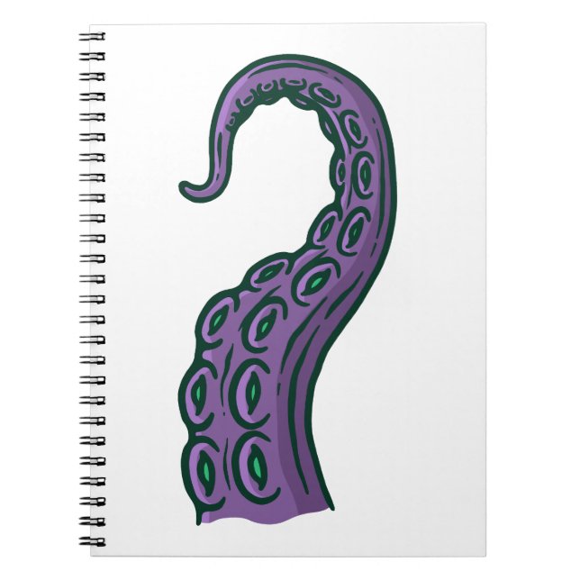 Purple Tentacle Notebook (Front)
