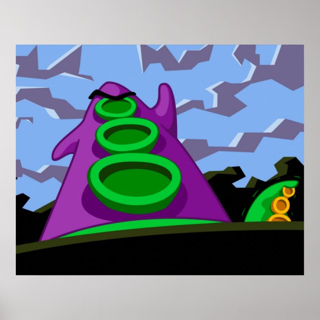 Purple Tentacle Poster (Front)