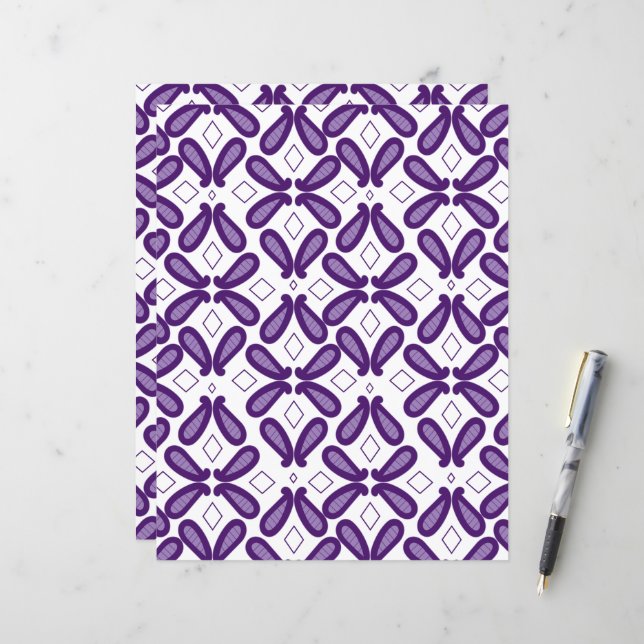 purple, textile, organism, violet, art, font, mage (Front/Back In Situ)