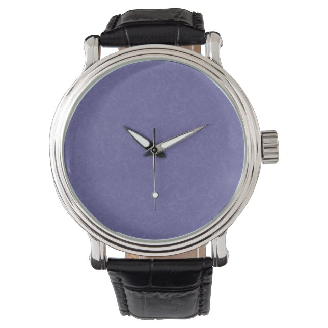 Purple textured surface swirling pattern watch (Front)