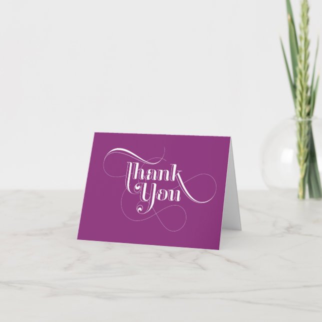 Purple Thank You Cards (Front)
