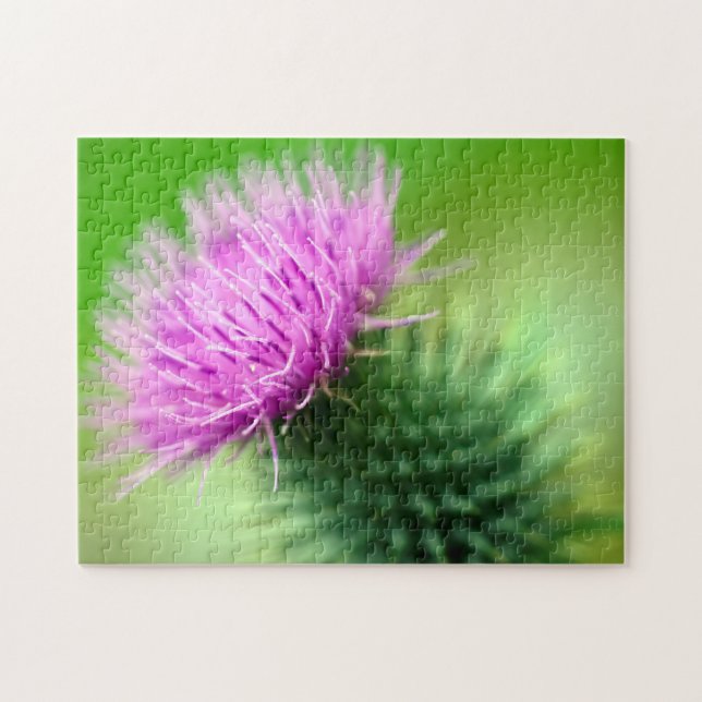 Purple Thistle Jigsaw puzzle (Horizontal)