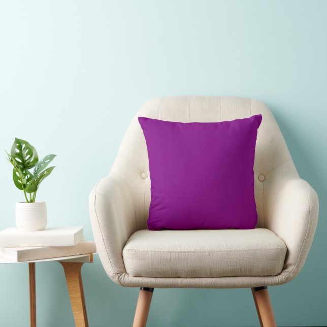 Purple Throw Pillow (Chair)