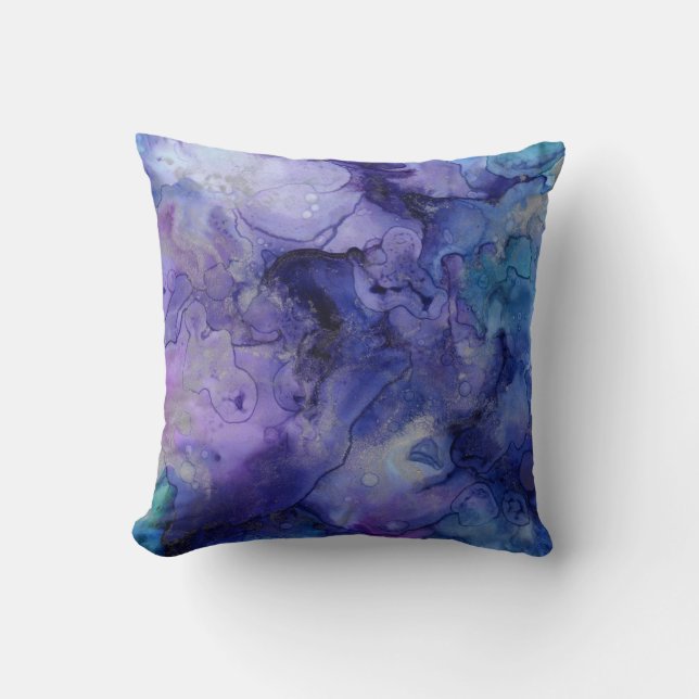 Purple Throw Pillow (Front)