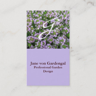 Purple Thyme Business Card