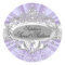 Purple Tiara & Damask Sweet Sixteen Sticker
