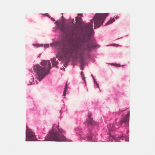 Purple tie dye batik fabric for background and tex fleece blanket