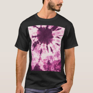 Purple Tie Dye Batik Texture T-Shirt