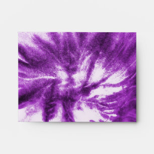 Purple Tie-Dye with Peace Symbol Envelopes
