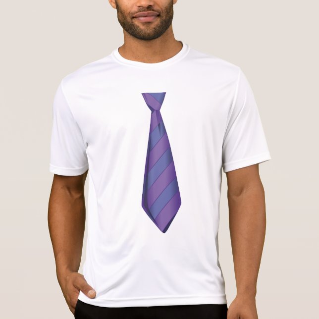 Purple Tie T-shirt (Front)