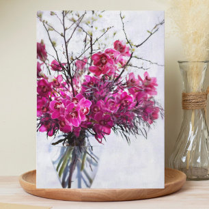 Purple Tiger Orchids Blank Greeting Cards