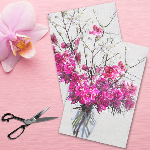 Purple Tiger Orchids  Tissue Paper