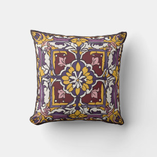 Purple Tile Cushion
