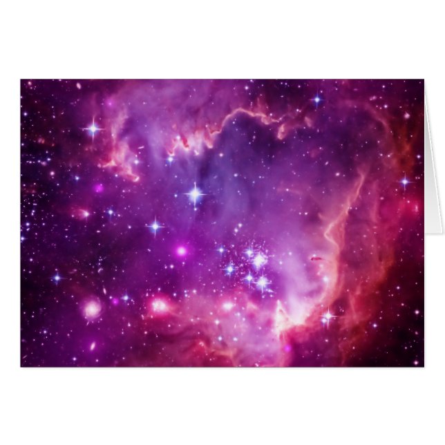 Purple Tinted Small Magellanic Cloud (Front Horizontal)