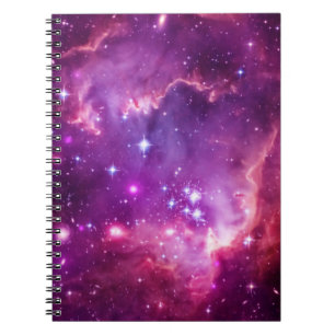 Purple Tinted Small Magellanic Cloud Spiral Notebook