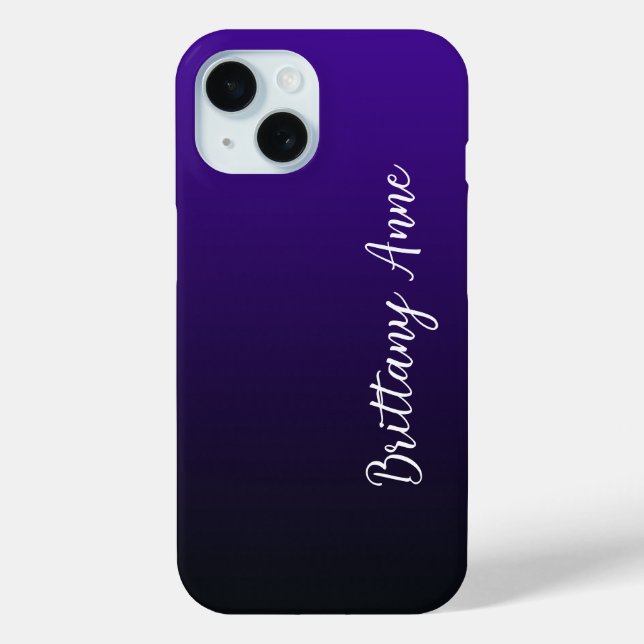 Purple to Black Case-Mate iPhone Case (Back)