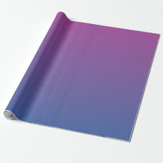 Purple to Blue Ombre pattern Wrapping Paper