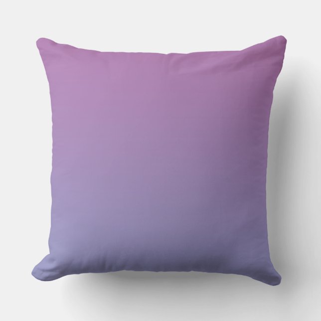 Purple to Violet Ombre Cushion (Front)
